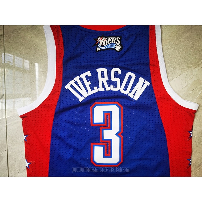 Camiseta All Star 2004 Allen Iverson #3 Azul